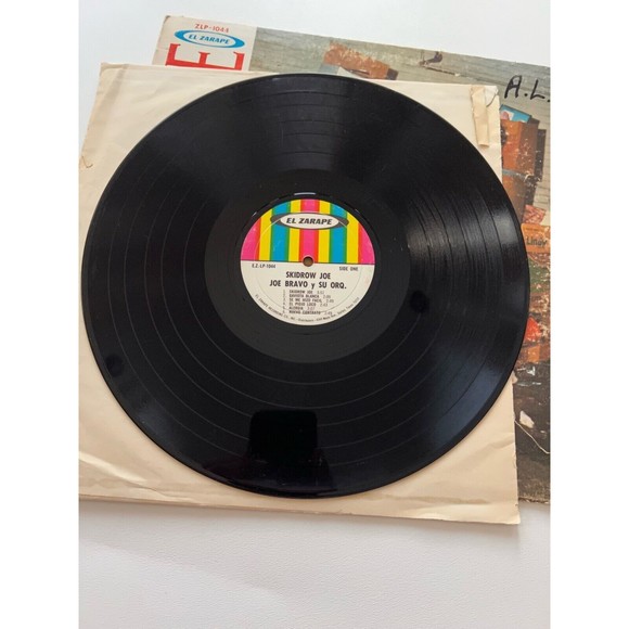 Joe Bravo y Su Orquesta Skidrow Joe El Zarape LP 1044 G+ - Picture 5 of 8